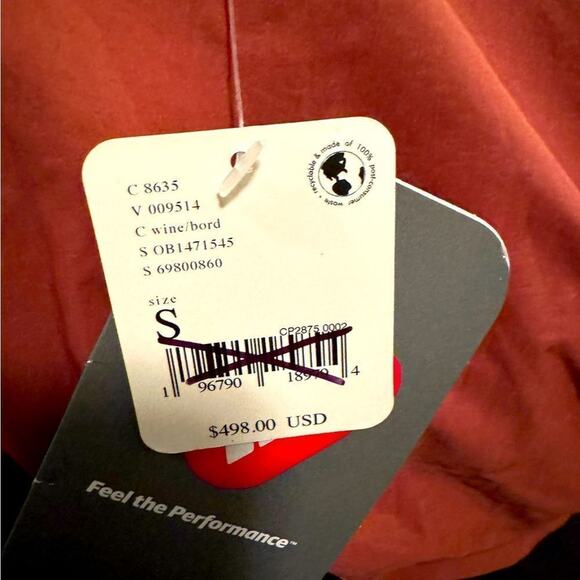 FP Movement Shred-It 5-in-1 Hooded Jacket in Wine Size S New w/ Tag MSRP $498 - Picture 10 of 14